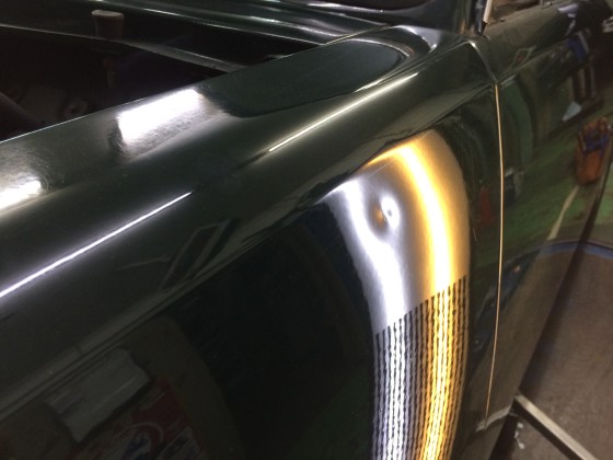 いすゞベレット1800　デントリペア京都　へこみ修理京都　ドアパンチ修理京都　2014-04-27 19.07.00