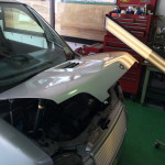 ワゴンRボンネットヘコミ修理