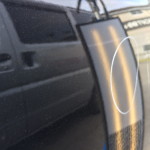 ボルボ V70 ドアのヘコミ修理