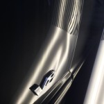 レンジローバー　フロントフェンダーのヘコミ