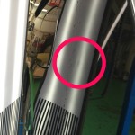 ホンダ　ステップワゴン　リア　クウォーターパネルのへこみ