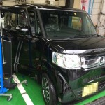 Honda N-BOX SLASH ホンダNボックス　スラッシュ　板金塗装しない自動車のヘコミ修理