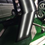 Honda N-BOX SLASH ホンダNボックス スラッシュ 右フロントドアのへこみ修理