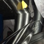 ポルシェカイエン リアドアのへこみ修理