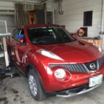 ニッサン ジューク 右Fドアのヘコミ修理